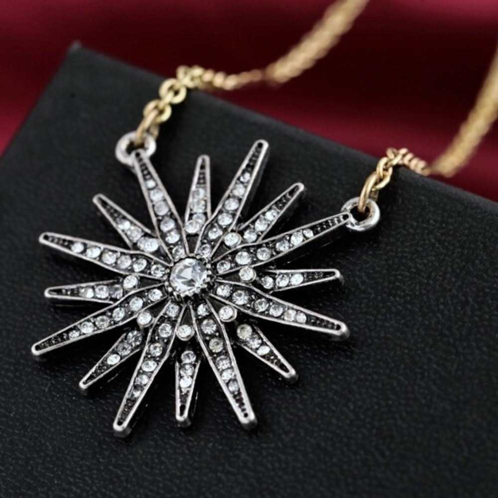 🌹 Stunning Starburst Necklace